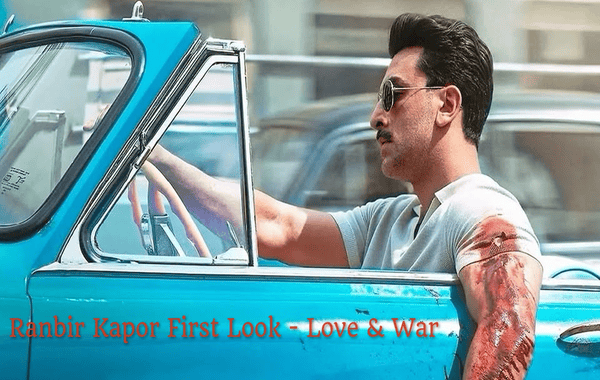 Ranbir Kapoor behind the wheel of a vintage convertible in Love and War first look