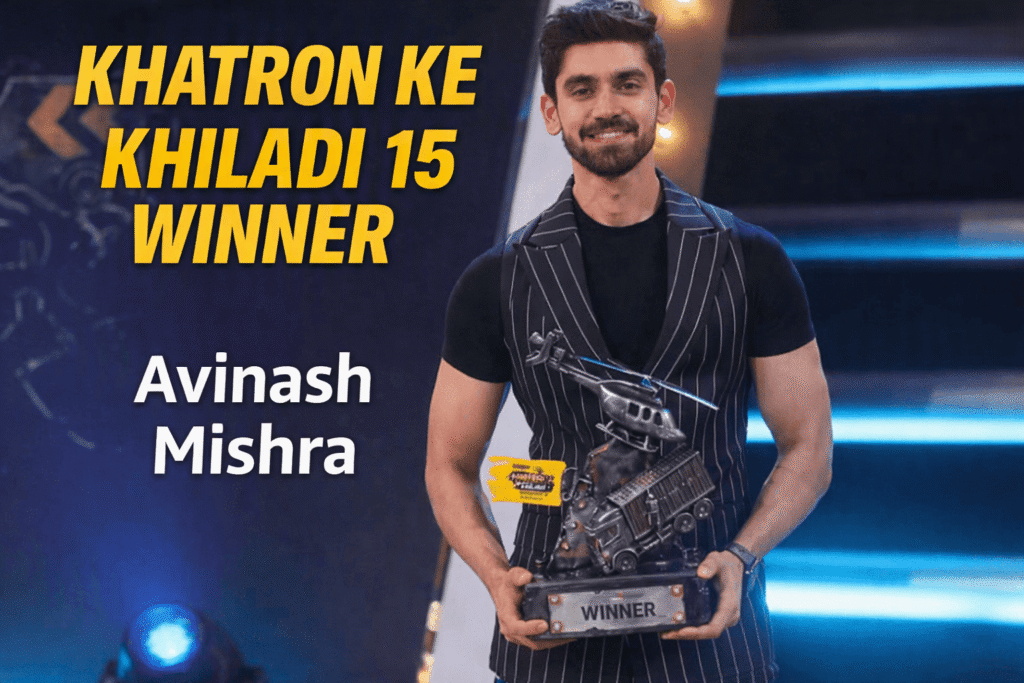 Avinash Mishra lifts Khatron Ke Khiladi 15 trophy