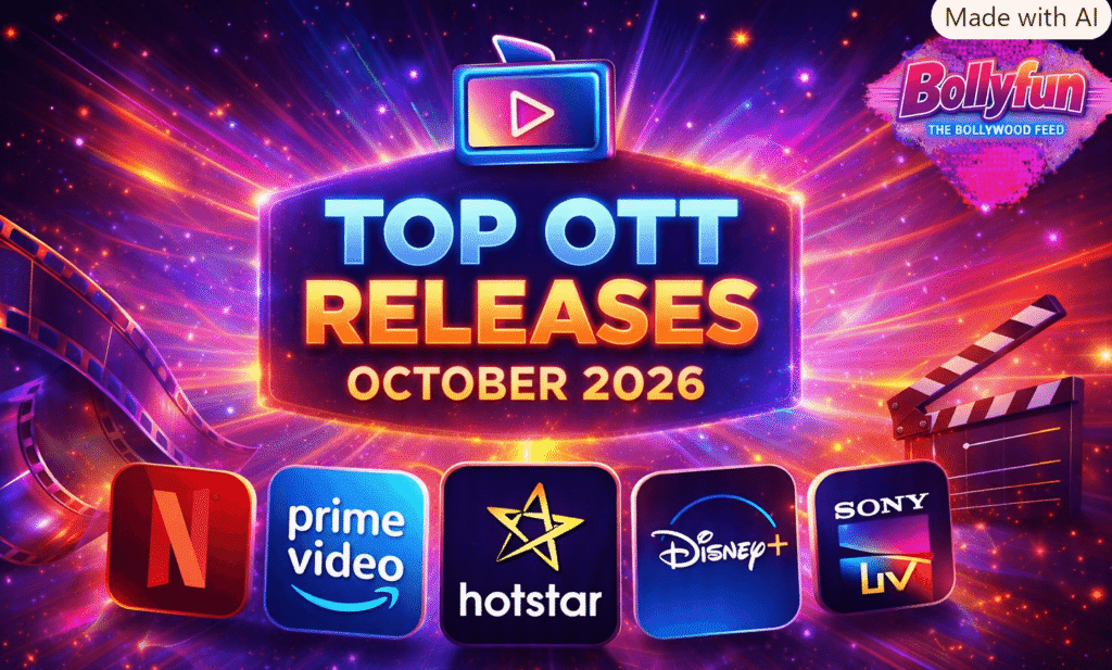 Top OTT releases October 2026